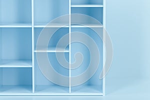 Empty cabinet in the empty new house, 3d rendering