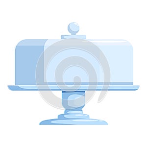 Empty cake stand waiting for delicious pastry dessert