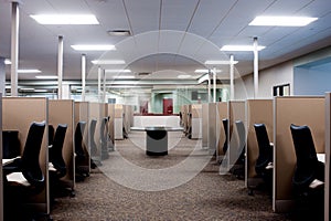 Empty Call Center