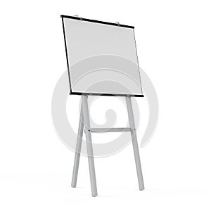 Empty canvas with easel