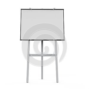 Empty canvas with easel