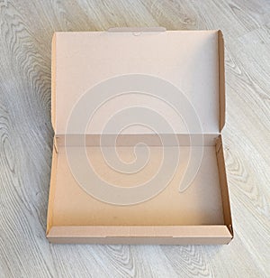 Empty cardboard box