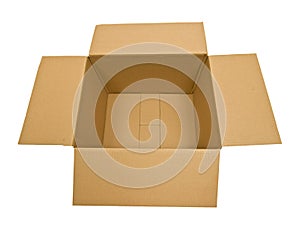 Empty Cardboard Box One Revised