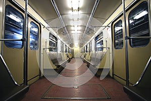 Carriage Moscow subway interior