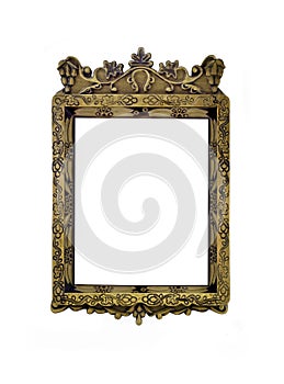 Empty carved frame for picture or portrait