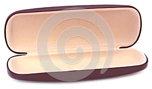 Empty case of sunglasses