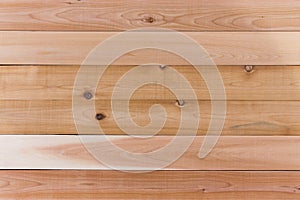 Prázdny céder drevo stena horizontálne orientácia 