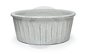 empty ceramic bowl isolated