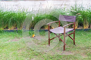 empty chair in park