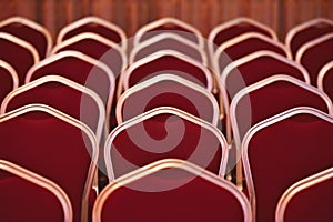 Empty chairs in meeting room