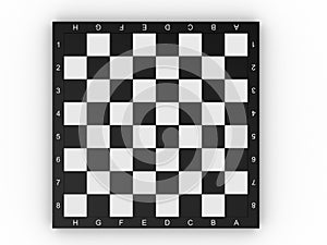 Empty chess board