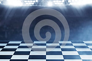 Empty chess board game backgrounds