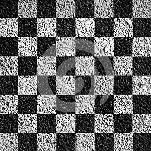 Empty chessboard on the asphalt. Sport. Competitions. Chess Background Education Sports b