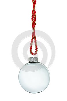 Empty Christmas ornament