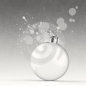 Empty Christmas ornament