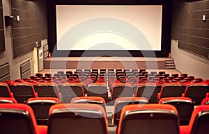 Empty cinema auditorium