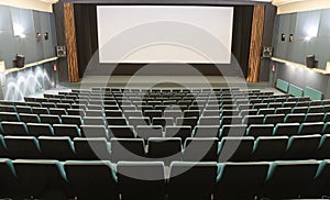 Empty cinema interior