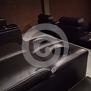 Empty cinema seats