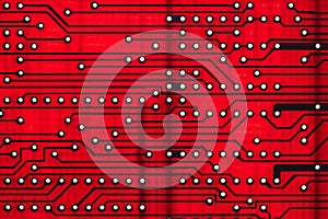 Empty circuit board, pcb printed technology,  processor