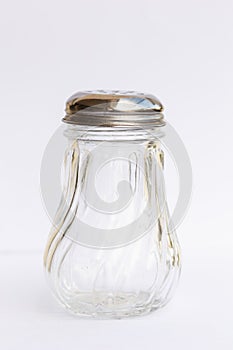 Empty classic shakers glass bottle