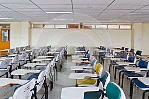 Empty classroom