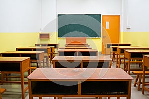 Empty classroom