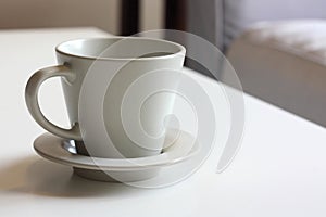 Vuoto caffè tazza 