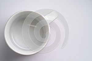 Empty coffee cup