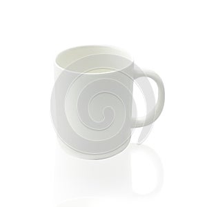 Empty coffee cup or coffee mug isolated on white background