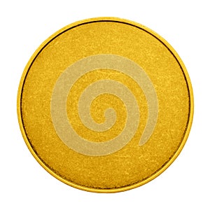 Empty coin game color medal