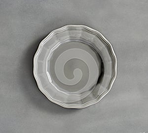 Empty color dish plate background - Empty porcelain color dish of dining plates