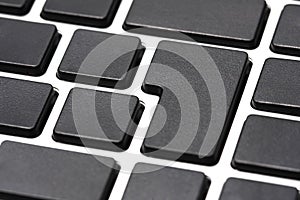 Empty Computer keyboard