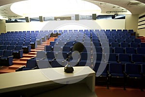 Empty conference hall