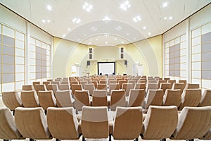 Empty conference hall