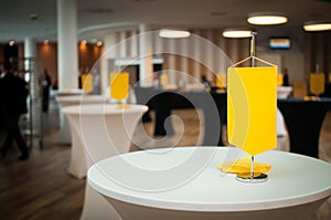 Empty conference hall