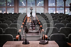 Empty conference room