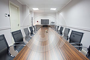 Empty conference room