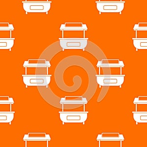 Empty counter with canopy pattern seamless