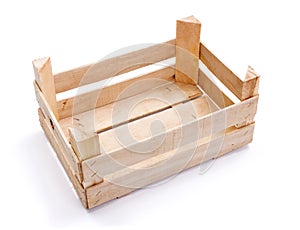 Empty crate for fruits and vegetables