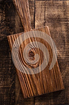 Empty cutting board Cutting Board on a old rustik table