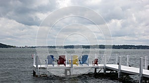 Empty Deck Chairs Signal Summer's End