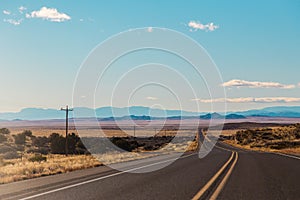 Empty Desert Road 