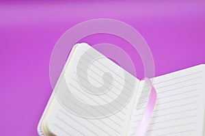 empty diary - close up photo