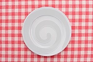 Empty dinner plate