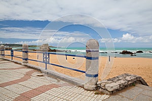 El Sardinero beach promenade, Santander, Spain
