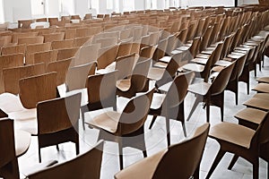 empty empty chairs in the modern officeempty empty chairs in the modern officeempty chairs at a modern office hall