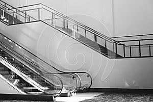 Empty escalator and stairs 3