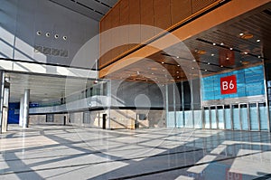 Empty exhibition hall