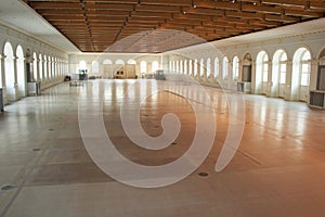 Empty exhibition hall