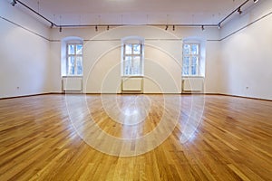 Empty exposition room